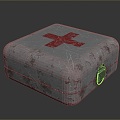 Medical Bag Medical Bag First Aid Bag Red Cross Bag Satchel Bag Collar Bag Leather Bag Cloth Bag 3d model