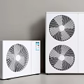 Modern air conditioner external air conditioner external air conditioner unit 3d model