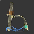 Adjustable Lab Clamp Tool With Stable Base And Vertical Rod Design