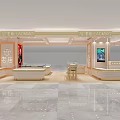 Elegant LOMONO Laomiao Jewelry Store Interior With Display Counters And Bright Lighting