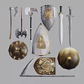 Medieval Weapons 3d model