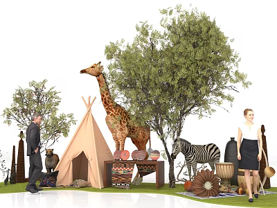 Modern Beauty Chen 3d model