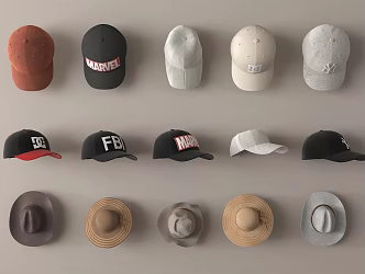 Modern hat 3d model