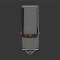 Gray Military Tank Model With Star Emblem Detailed Turret And Tracks