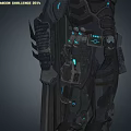 Modern Game Character Batman Character 3d model