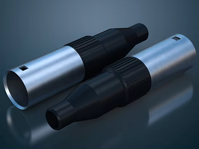 Modern Headphones And Speakers With Sleek Metal Design And Superior Sound Quality 3d model