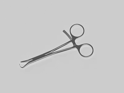 Medical instrument surgical forceps 3d model Medical instrument surgical forceps 3d model