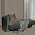 Modern chaise longue 3d model