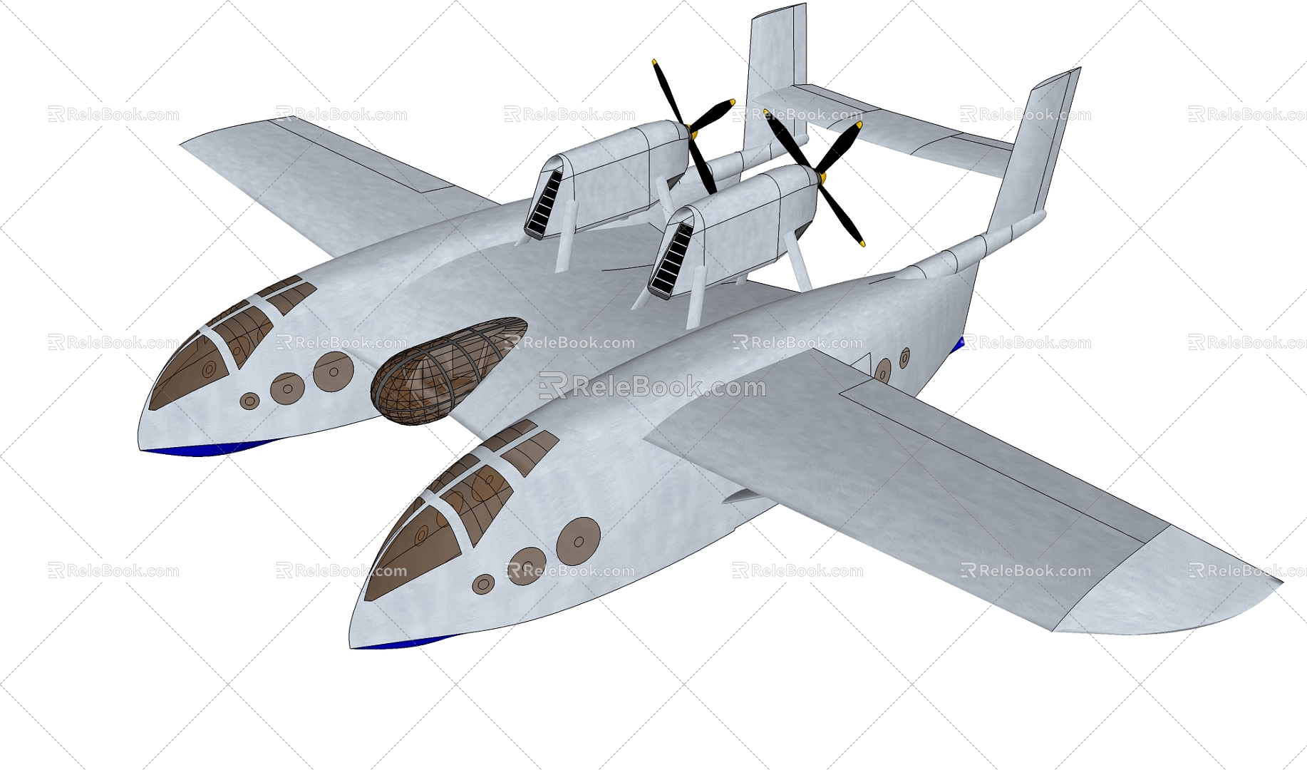 Modern fighter super fighter 3d model