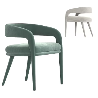 Modern riding single chair 3d model