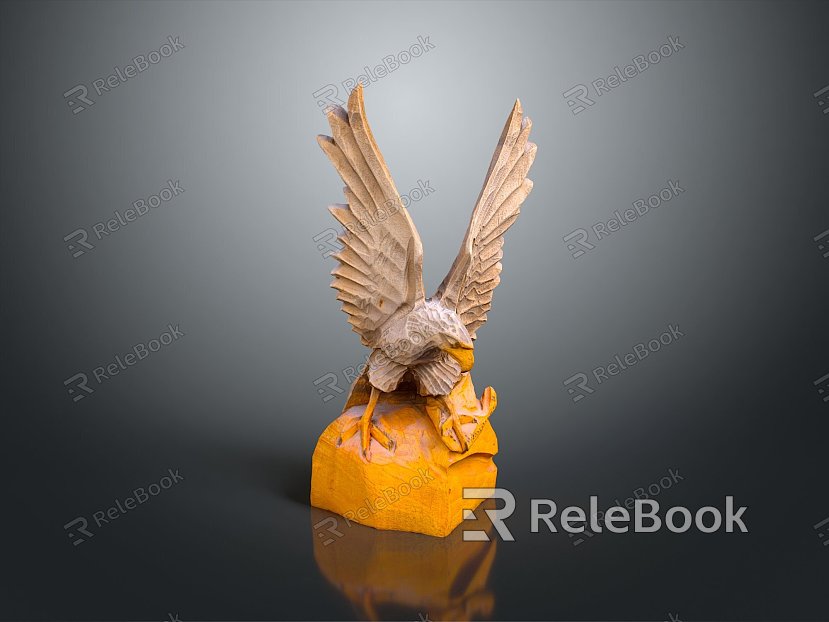 Eagle Large Eagle Owl Raptor Falcon Bird Bird Bird Animal Game Animal model