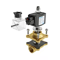 High Performance SONGXIN Solenoid Valve With Brass Body And Black Control Unit