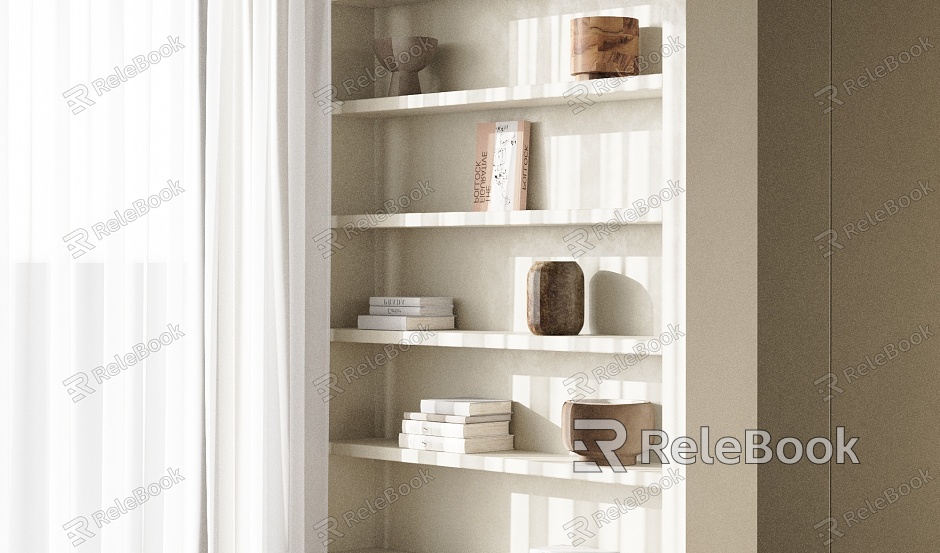 Modern Ornaments Combination Storage Rack model