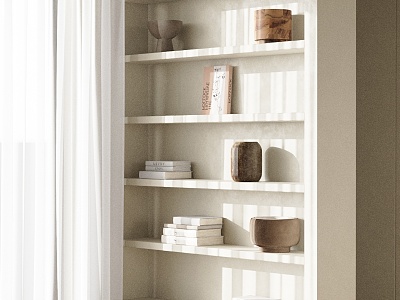 Modern Ornaments Combination Storage Rack model