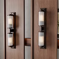New Chinese style wall lamp combination 3d model