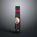 EDAN Modern Electronic Device With Black Body Red Stripe And Digital Screen Design