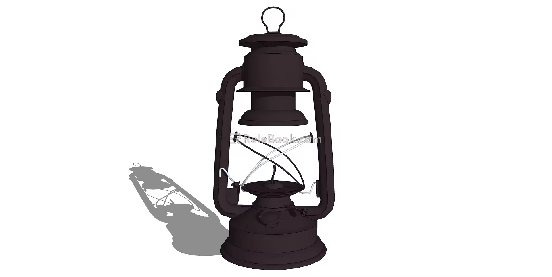 Modern kerosene lamp classical landscape lamp 3d model