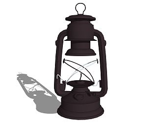 Modern kerosene lamp classical landscape lamp 3d model