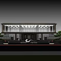 Front field landscape of demonstration area 3d model