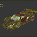 Gray Concept Sports Car Showcasing Sleek Aerodynamic Body Large Rear Wing And Transparent Roof