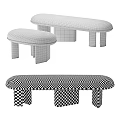 Quiet Bench 3d model
