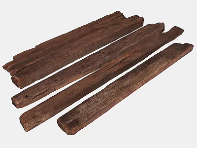Authentic Natural Stone Wood Pieces for Interior Design and Decorative Projects 3d model