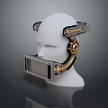 Sci-Fi Helmet Alien Helmet-Helmet High Tech Helmet Game Helmet 3d model