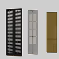 Stylish Room Dividers With Louvered Glass Panel And Solid Panel Designs For Modern Spaces