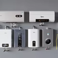 Kitchen Appliances Various Midea Electric And Gas Water Heaters Wall Mounted With Control Panels