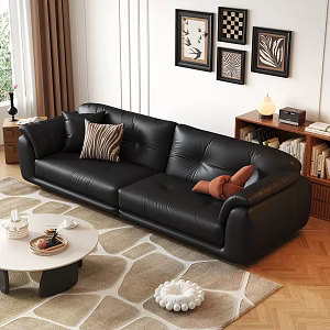 Vintage double sofa 3d model