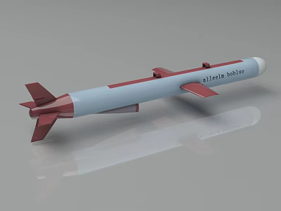 Modern Missile Tomahawk Missile 3d model Modern Missile Tomahawk Missile 3d model