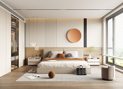 Modern Bedroom 3d model