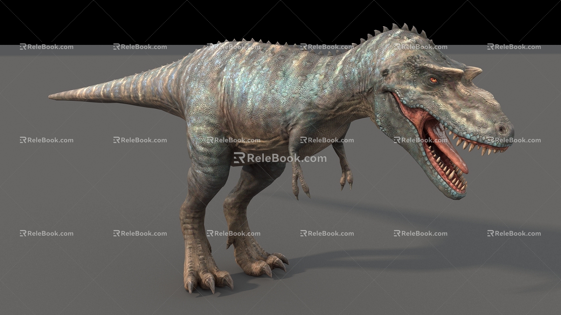 Dinosaur Tyrannosaurus rex Reptiles Ancient creatures carnivorous dinosaur Jurassic low face number low model simple model game film and television level super realistic 3d model