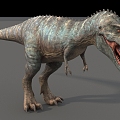 Dinosaur Tyrannosaurus rex Reptiles Ancient creatures carnivorous dinosaur Jurassic low face number low model simple model game film and television level super realistic 3d model