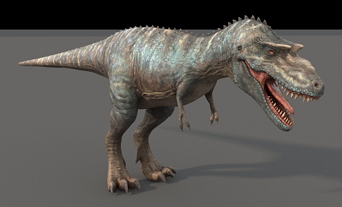 Dinosaur Tyrannosaurus rex Reptiles Ancient creatures carnivorous dinosaur Jurassic low face number low model simple model game film and television level super realistic 3d model