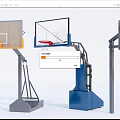 Sports Equipment Various Design Basketball Hoops With Wooden And Transparent Backboards