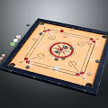 Billiard Pool Table Pool Cue Billiard Rack Billiard Table PBR Item 3d model
