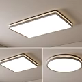 Cream wind ceiling lamp 3d model