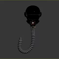 Gas Mask Science Fiction Gas Mask Gas Mask Respirator Breathing Mask Biochemical Mask Science Fiction Mask 3d model