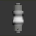 Industrial Pressure Transducer With Metal Cylindrical Body Corrugated Structure And Side Connector
