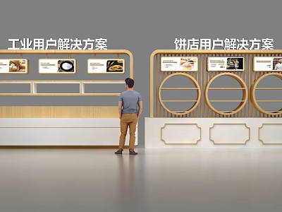 Display Shelves Design For Industrial And Bakery User Solutions With Functional Storage 3d model