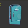 Vintage Turquoise Blizzard Computer Device Featuring Retro Design And Classic Appeal