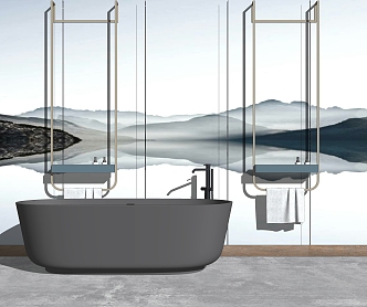 Modern Bathtub 3d model