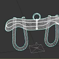 Modern Hook Wall Hook 3d model