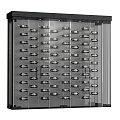 Modern Metal Storage Lockers In Organized Rows With Multiple Compartments And Secure Locks 3d model