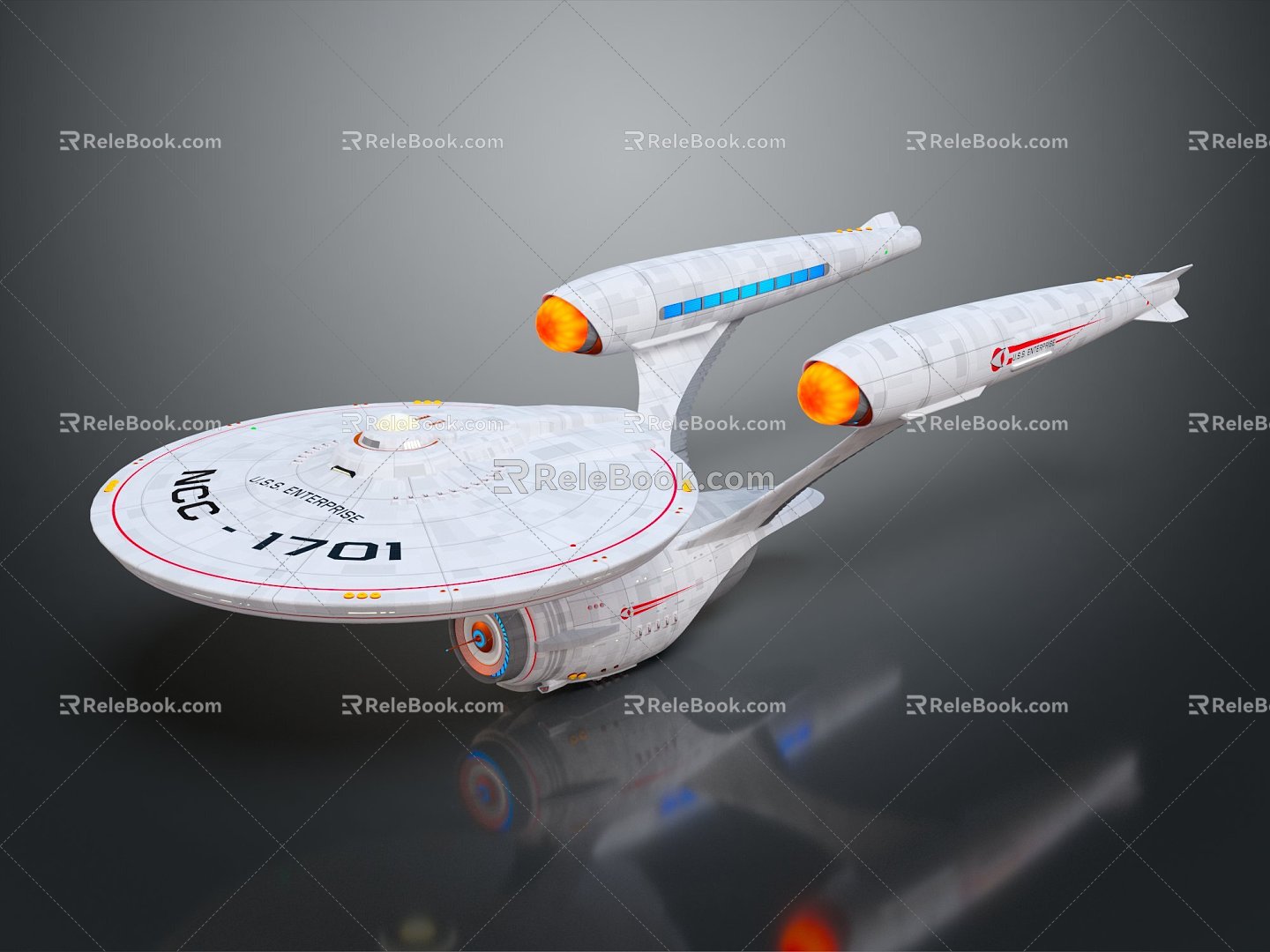 Modern Spaceship Spacecraft Spacecraft 3d model