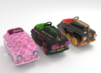 Modern toy car children toy car 3d model