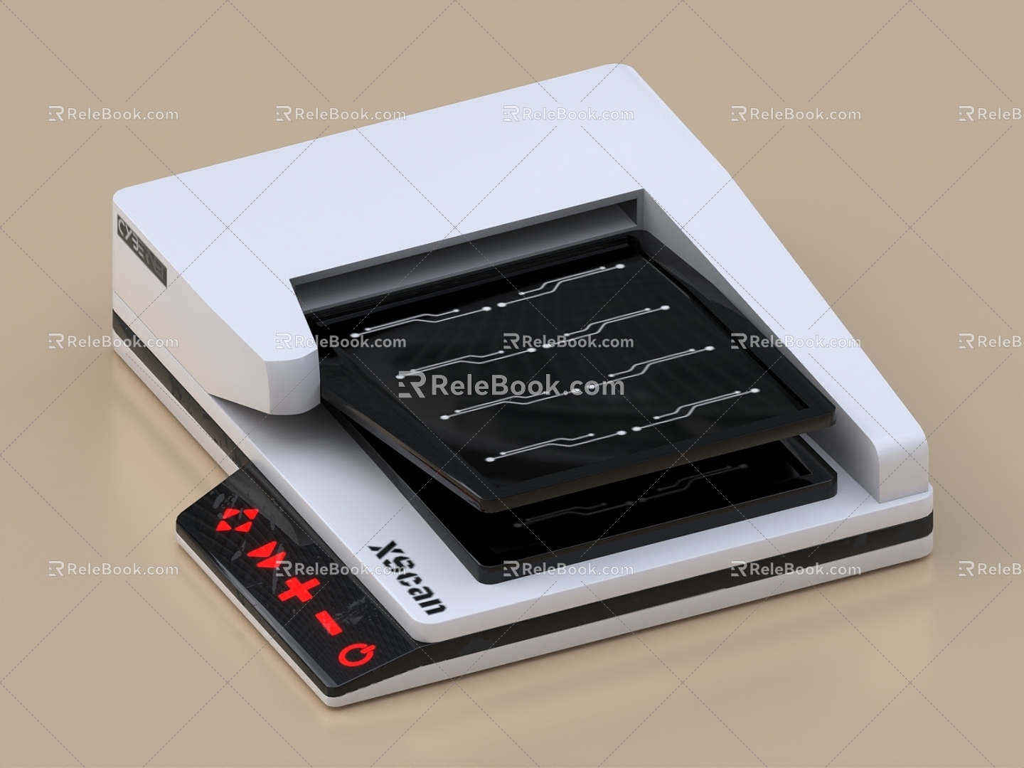 Scanner Scanner Scanner Copier Fax Machine Office Supplies 3d model