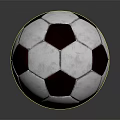 Classic Black And White Soccer Ball As Essential Sports Equipment