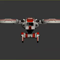 Modern fighter sci-fighter sci-fighter space fighter 3d model